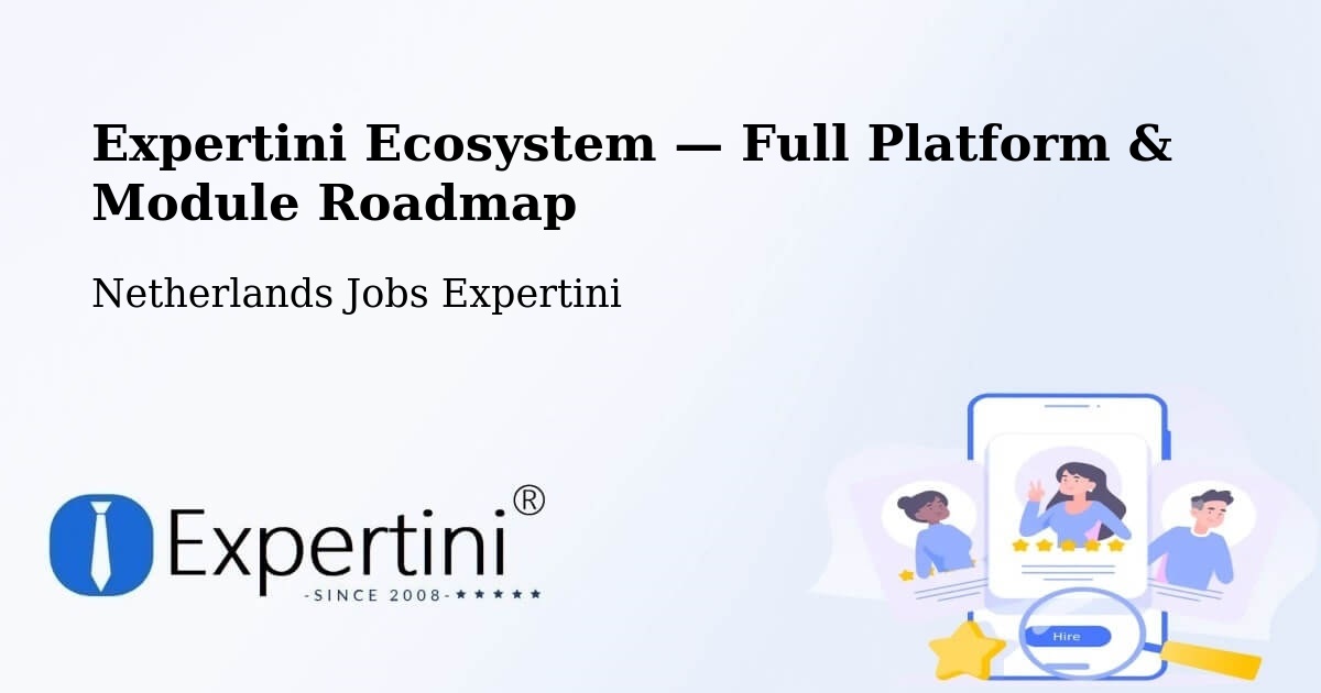 Expertini Ecosystem — Full Platform & Module Roadmap – Ven